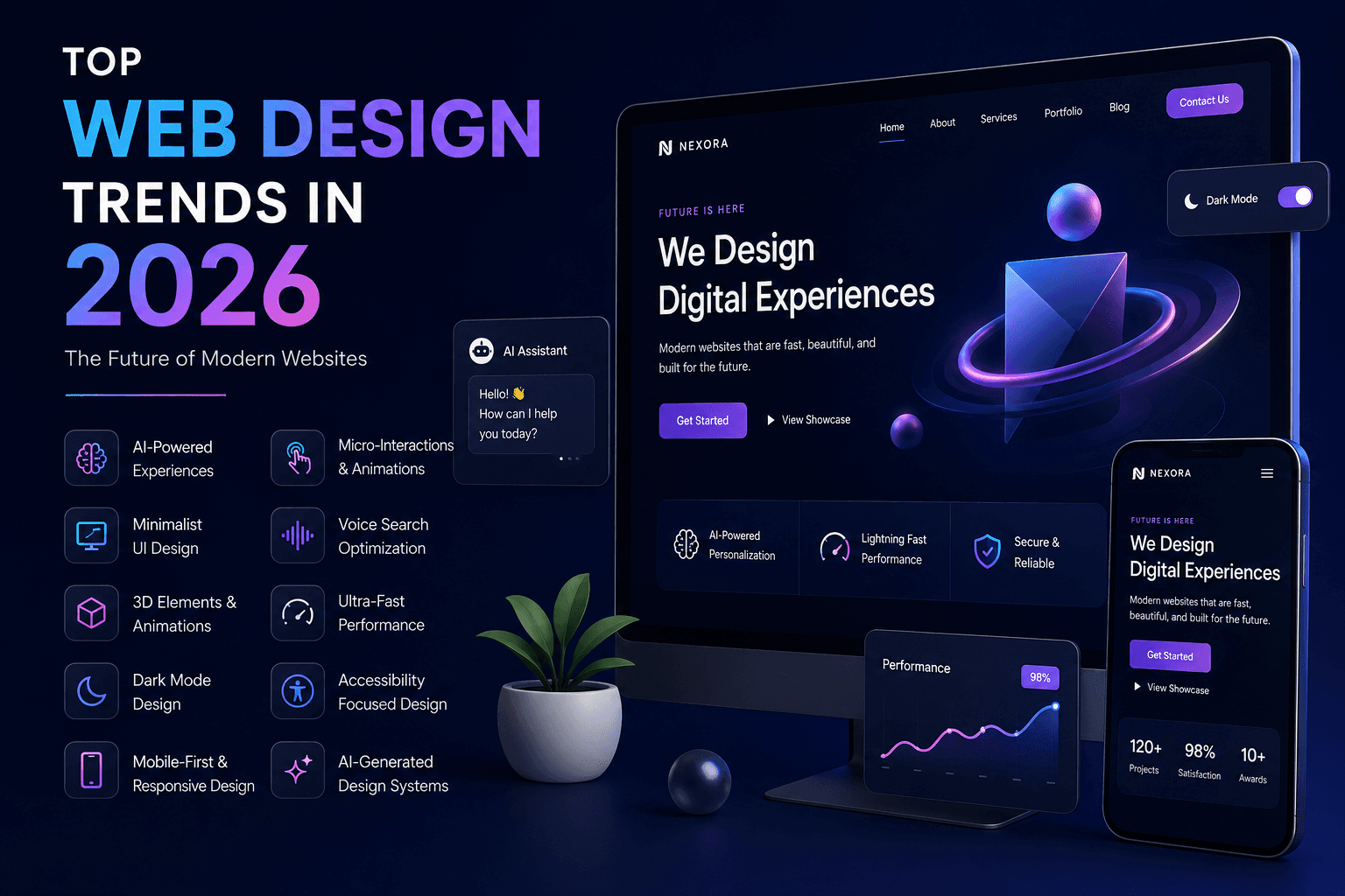 Top Web Design Trends in 2026 | Future of Modern Website Design