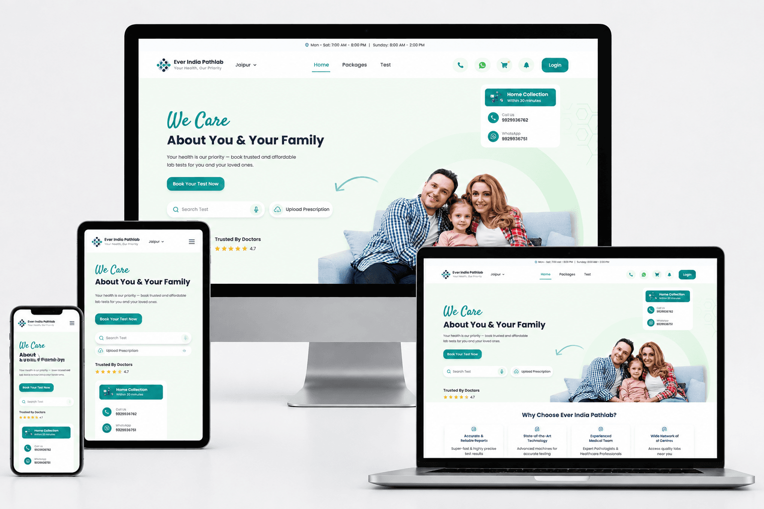 EverIndia Path Lab – Online Diagnostic & Healthcare Testing Platform