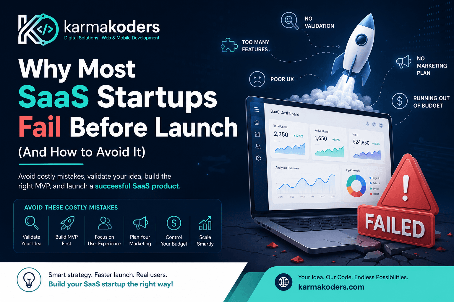 Why Most SaaS Startups Fail Before Launch (And How to Avoid It)