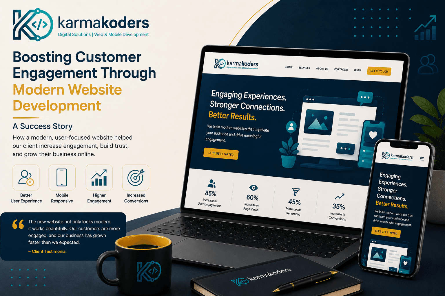 Boosting Customer Engagement Through Modern Website Development